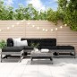 vidaXL 6-tlg. Garten-Lounge-Set Grau Massivholz Kiefer vidaXL 6-tlg. Garten-Lounge-Set Grau Massivholz Kiefer
