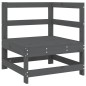 vidaXL 6-tlg. Garten-Lounge-Set Grau Massivholz Kiefer vidaXL 6-tlg. Garten-Lounge-Set Grau Massivholz Kiefer