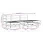 vidaXL 6-tlg. Garten-Lounge-Set Grau Massivholz Kiefer vidaXL 6-tlg. Garten-Lounge-Set Grau Massivholz Kiefer