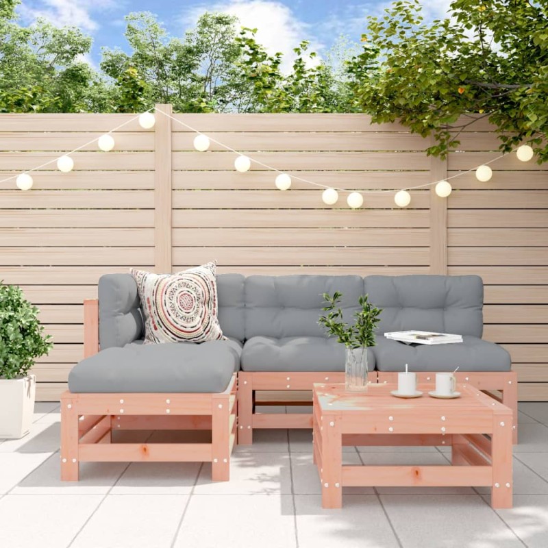 vidaXL 5-tlg. Garten-Lounge-Set Massivholz Douglasie vidaXL 5-tlg. Garten-Lounge-Set Massivholz Douglasie