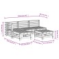 vidaXL 5-tlg. Garten-Lounge-Set Massivholz Douglasie vidaXL 5-tlg. Garten-Lounge-Set Massivholz Douglasie