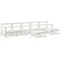 vidaXL 7-tlg. Garten-Lounge-Set Weiß Massivholz Kiefer vidaXL 7-tlg. Garten-Lounge-Set Weiß Massivholz Kiefer
