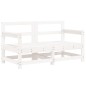 vidaXL 7-tlg. Garten-Lounge-Set Weiß Massivholz Kiefer vidaXL 7-tlg. Garten-Lounge-Set Weiß Massivholz Kiefer
