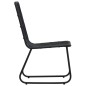 3-tlg. Garten-Essgruppe Poly Rattan und Glas 3-tlg. Garten-Essgruppe Poly Rattan und Glas