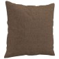 vidaXL 2-Sitzer-Sofa mit Zierkissen Braun 120 cm Stoff vidaXL 2-Sitzer-Sofa mit Zierkissen Braun 120 cm Stoff