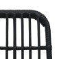 3-tlg. Garten-Essgruppe Poly Rattan und Glas 3-tlg. Garten-Essgruppe Poly Rattan und Glas