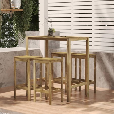 vidaXL Bartisch 110x60x110 cm Imprägniertes Kiefernholz