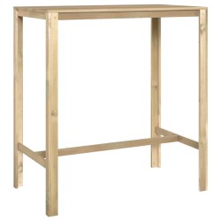 vidaXL Bartisch 110x60x110 cm Imprägniertes Kiefernholz