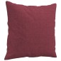 vidaXL 2-tlg. Sofagarnitur mit Kissen Weinrot Stoff vidaXL 2-tlg. Sofagarnitur mit Kissen Weinrot Stoff
