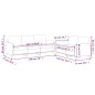 vidaXL 2-tlg. Sofagarnitur mit Kissen Creme Stoff vidaXL 2-tlg. Sofagarnitur mit Kissen Creme Stoff