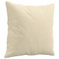 vidaXL 2-tlg. Sofagarnitur mit Kissen Creme Stoff vidaXL 2-tlg. Sofagarnitur mit Kissen Creme Stoff