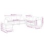 vidaXL 3-tlg. Sofagarnitur mit Kissen Weinrot Stoff vidaXL 3-tlg. Sofagarnitur mit Kissen Weinrot Stoff