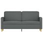 vidaXL 2-Sitzer-Sofa Dunkelgrau 140 cm Stoff vidaXL 2-Sitzer-Sofa Dunkelgrau 140 cm Stoff