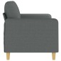 vidaXL 2-Sitzer-Sofa Dunkelgrau 140 cm Stoff vidaXL 2-Sitzer-Sofa Dunkelgrau 140 cm Stoff
