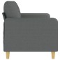 vidaXL 3-Sitzer-Sofa Dunkelgrau 180 cm Stoff vidaXL 3-Sitzer-Sofa Dunkelgrau 180 cm Stoff