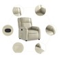 vidaXL Relaxsessel Creme Kunstleder vidaXL Relaxsessel Creme Kunstleder