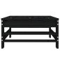 vidaXL Gartenhocker Schwarz Massivholz Kiefer vidaXL Gartenhocker Schwarz Massivholz Kiefer
