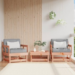 vidaXL Gartenstühle 2 Stk. Massivholz Douglasie