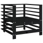 vidaXL Gartenstühle 2 Stk. Schwarz Massivholz Kiefer vidaXL Gartenstühle 2 Stk. Schwarz Massivholz Kiefer