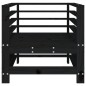 vidaXL Gartenstühle 2 Stk. Schwarz Massivholz Kiefer vidaXL Gartenstühle 2 Stk. Schwarz Massivholz Kiefer