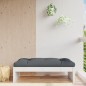 vidaXL Gartenhocker Weiß 120x80 cm Massivholz Kiefer vidaXL Gartenhocker Weiß 120x80 cm Massivholz Kiefer