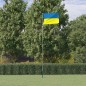 vidaXL Flagge der Ukraine und Mast 5,55 m Aluminium vidaXL Flagge der Ukraine und Mast 5,55 m Aluminium