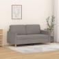 vidaXL 2-Sitzer-Sofa Taupe 140 cm Stoff vidaXL 2-Sitzer-Sofa Taupe 140 cm Stoff