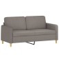 vidaXL 2-Sitzer-Sofa Taupe 140 cm Stoff vidaXL 2-Sitzer-Sofa Taupe 140 cm Stoff