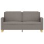 vidaXL 2-Sitzer-Sofa Taupe 140 cm Stoff vidaXL 2-Sitzer-Sofa Taupe 140 cm Stoff