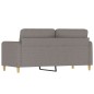 vidaXL 2-Sitzer-Sofa Taupe 140 cm Stoff vidaXL 2-Sitzer-Sofa Taupe 140 cm Stoff
