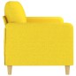 vidaXL 3-Sitzer-Sofa Hellgelb 180 cm Stoff vidaXL 3-Sitzer-Sofa Hellgelb 180 cm Stoff