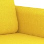 vidaXL 3-Sitzer-Sofa Hellgelb 180 cm Stoff vidaXL 3-Sitzer-Sofa Hellgelb 180 cm Stoff