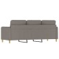 vidaXL 3-Sitzer-Sofa Taupe 180 cm Stoff vidaXL 3-Sitzer-Sofa Taupe 180 cm Stoff