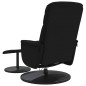 vidaXL Massagesessel mit Fußhocker Schwarz Samt vidaXL Massagesessel mit Fußhocker Schwarz Samt