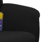 vidaXL Massagesessel mit Fußhocker Schwarz Samt vidaXL Massagesessel mit Fußhocker Schwarz Samt
