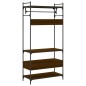 vidaXL Kleiderständer mit Schubladen Braun Eichen-Optik 89x39x184,5 cm vidaXL Kleiderständer mit Schubladen Braun Eichen-Optik 89x39x184,5 cm