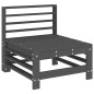 vidaXL 7-tlg. Garten-Lounge-Set Grau Massivholz Kiefer vidaXL 7-tlg. Garten-Lounge-Set Grau Massivholz Kiefer