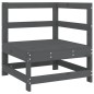 vidaXL 6-tlg. Garten-Lounge-Set Grau Massivholz Kiefer vidaXL 6-tlg. Garten-Lounge-Set Grau Massivholz Kiefer