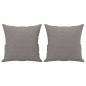 vidaXL 2-Sitzer-Sofa mit Zierkissen Taupe 120 cm Stoff vidaXL 2-Sitzer-Sofa mit Zierkissen Taupe 120 cm Stoff
