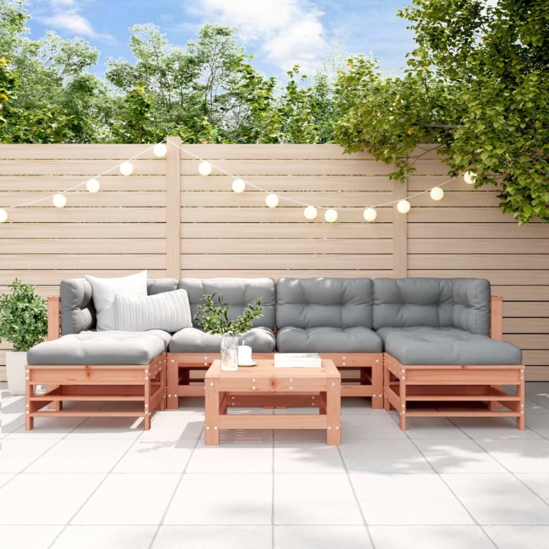 vidaXL 7-tlg. Garten-Lounge-Set Massivholz Douglasie vidaXL 7-tlg. Garten-Lounge-Set Massivholz Douglasie