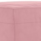 vidaXL 3-tlg. Sofagarnitur mit Kissen Rosa Samt vidaXL 3-tlg. Sofagarnitur mit Kissen Rosa Samt
