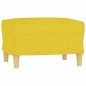 vidaXL 4-tlg. Sofagarnitur mit Kissen Hellgelb Stoff vidaXL 4-tlg. Sofagarnitur mit Kissen Hellgelb Stoff