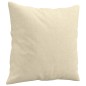 vidaXL 2-tlg. Sofagarnitur mit Kissen Creme Stoff vidaXL 2-tlg. Sofagarnitur mit Kissen Creme Stoff