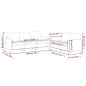 vidaXL 2-tlg. Sofagarnitur mit Kissen Taupe Stoff vidaXL 2-tlg. Sofagarnitur mit Kissen Taupe Stoff