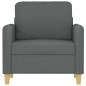vidaXL Sessel Dunkelgrau 60 cm Stoff vidaXL Sessel Dunkelgrau 60 cm Stoff
