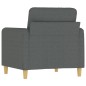 vidaXL Sessel Dunkelgrau 60 cm Stoff vidaXL Sessel Dunkelgrau 60 cm Stoff