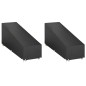 vidaXL Abdeckungen für Sonnenliegen 2 Stk. 12 Ösen 205x75x40/70 cm vidaXL Abdeckungen für Sonnenliegen 2 Stk. 12 Ösen 205x75x40/70 cm