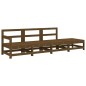 vidaXL 4-tlg. Garten-Lounge-Set Honigbraun Massivholz Kiefer vidaXL 4-tlg. Garten-Lounge-Set Honigbraun Massivholz Kiefer