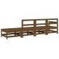 vidaXL 4-tlg. Garten-Lounge-Set Honigbraun Massivholz Kiefer vidaXL 4-tlg. Garten-Lounge-Set Honigbraun Massivholz Kiefer