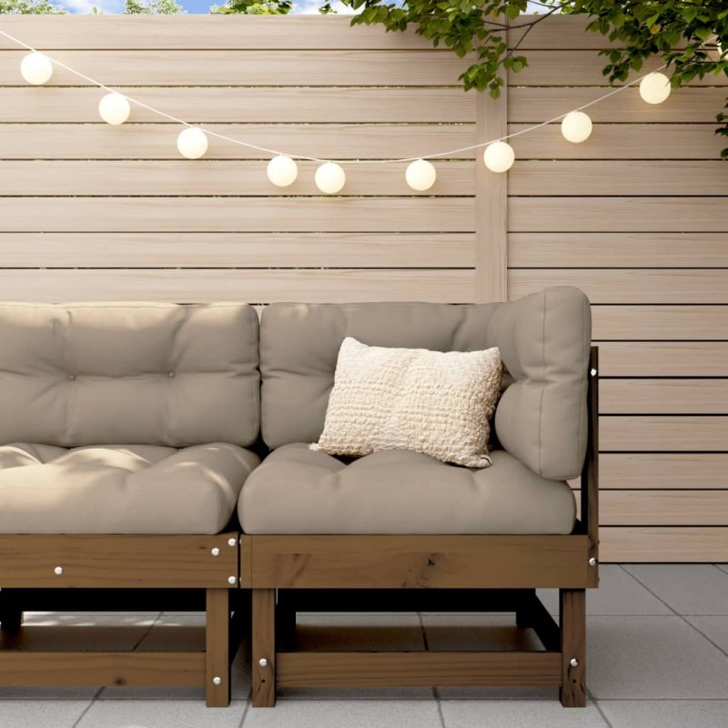 vidaXL Garten-Ecksofa Honigbraun Massivholz Kiefer vidaXL Garten-Ecksofa Honigbraun Massivholz Kiefer